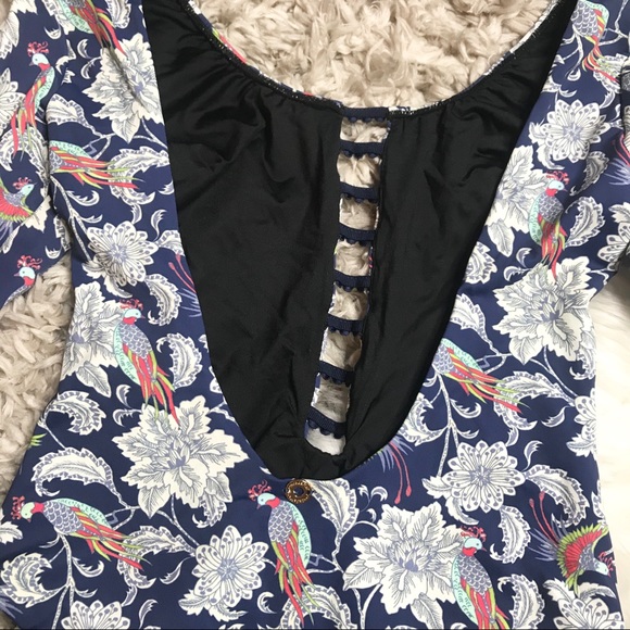 OndadeMar Bird of Paradise Long Sleeve Swimsuit A9 - Picture 8 of 13